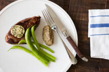Steak from above